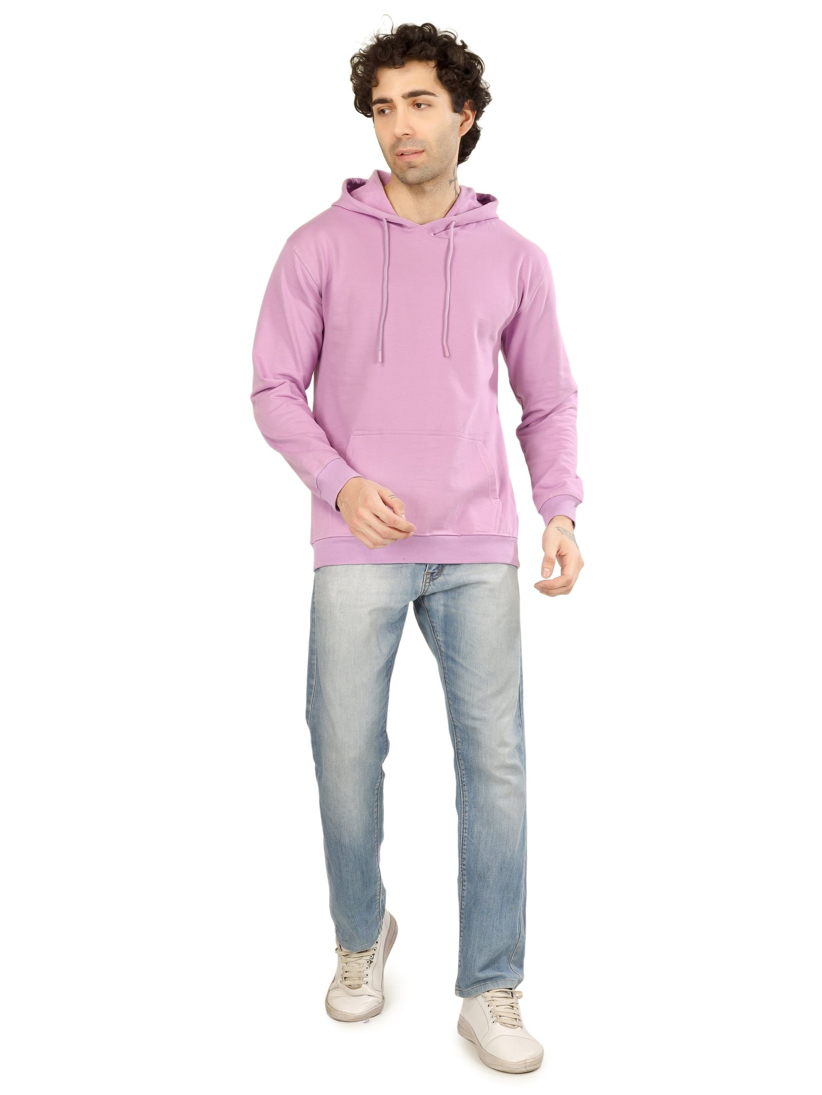 Hoodie Unisex Solid (Purple)
